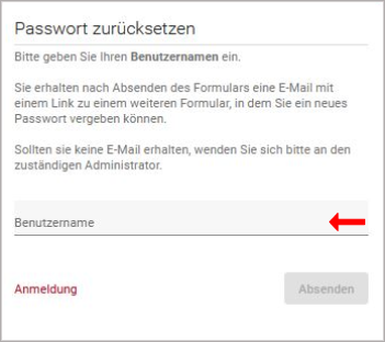 Abb. Rücksetzen beantragen
