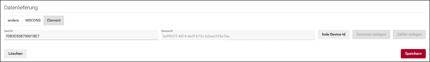 Mit eingetragener DeviceID